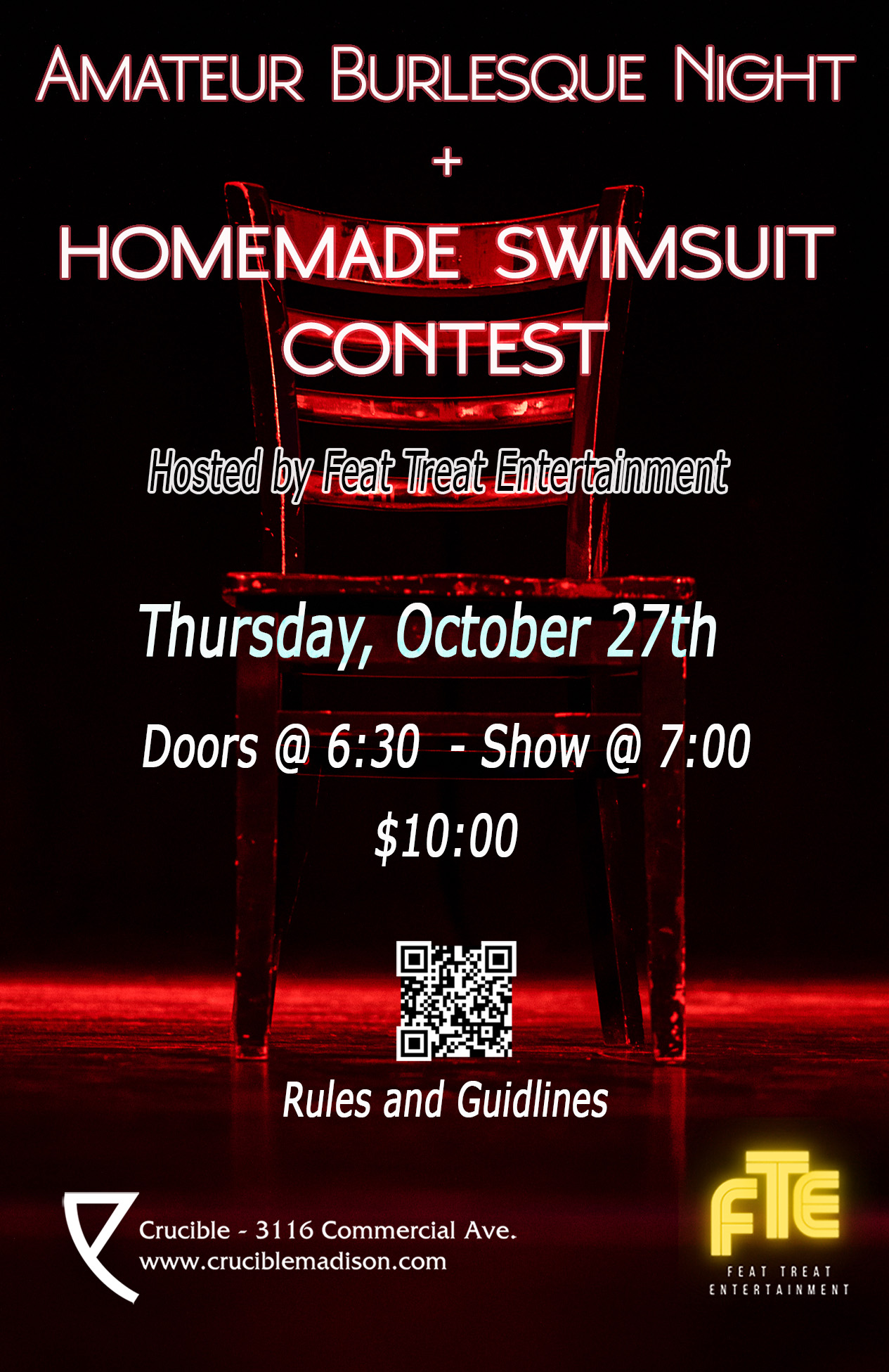 Amateur Burlesque Night Crucible