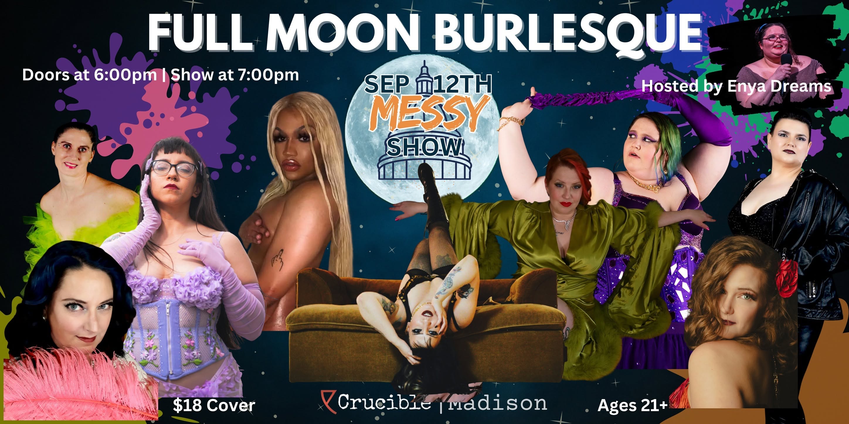 Full Moon Burlesque - The Messy Show