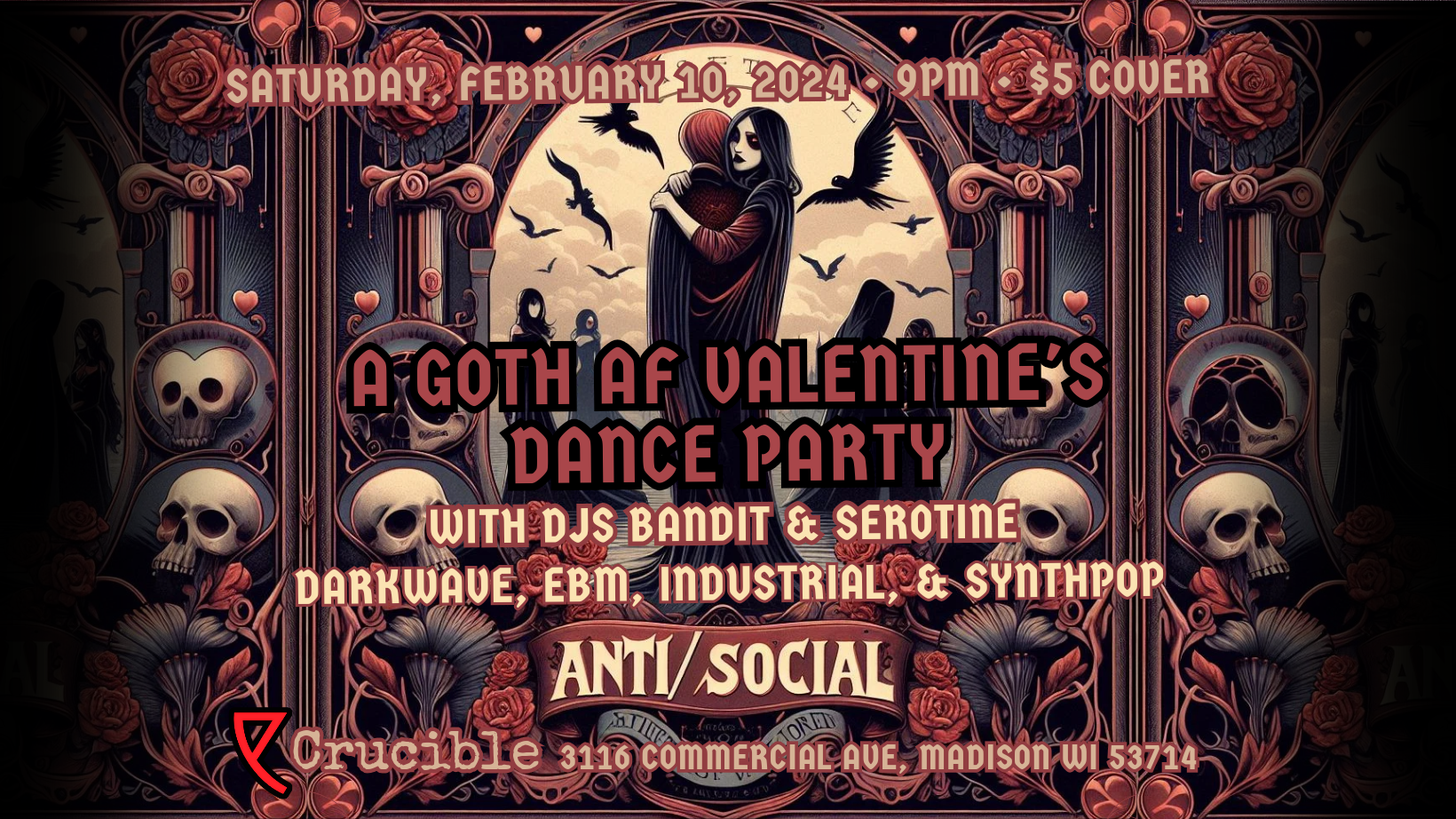 goth af valentines