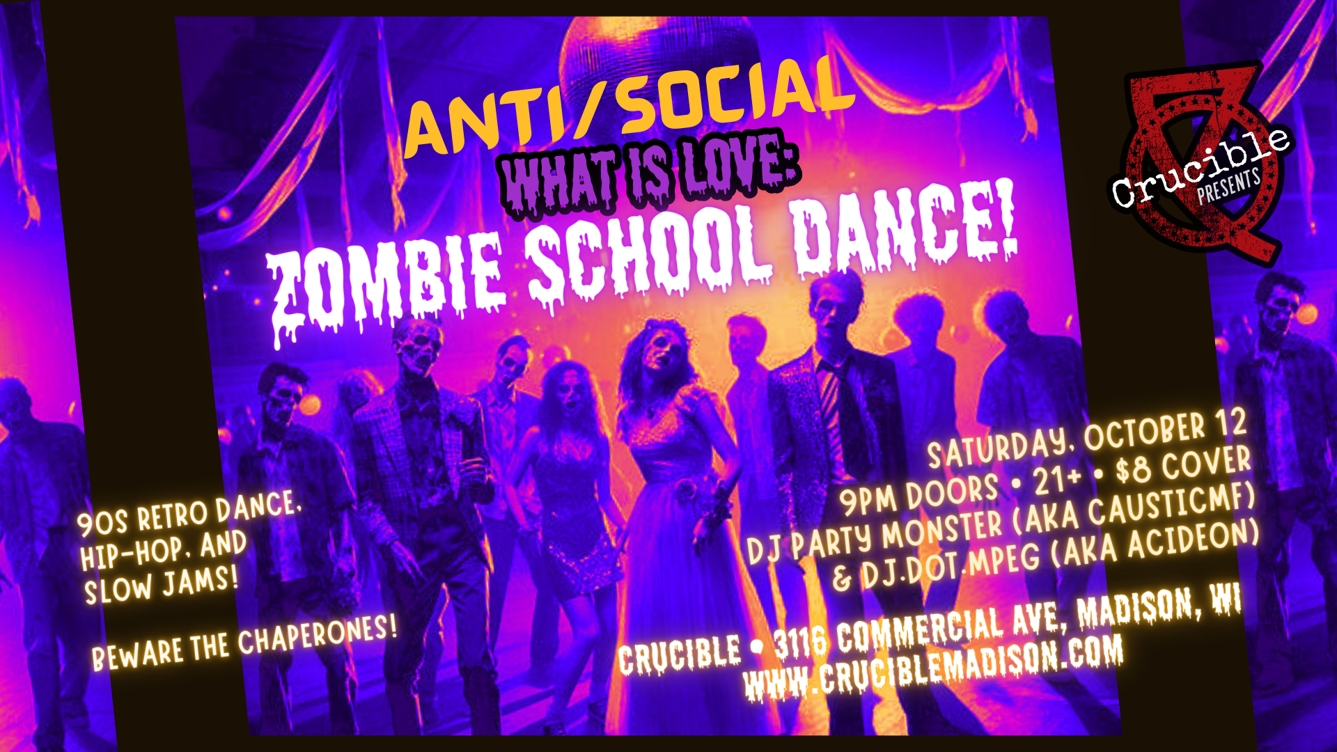 anti-social undead school dance