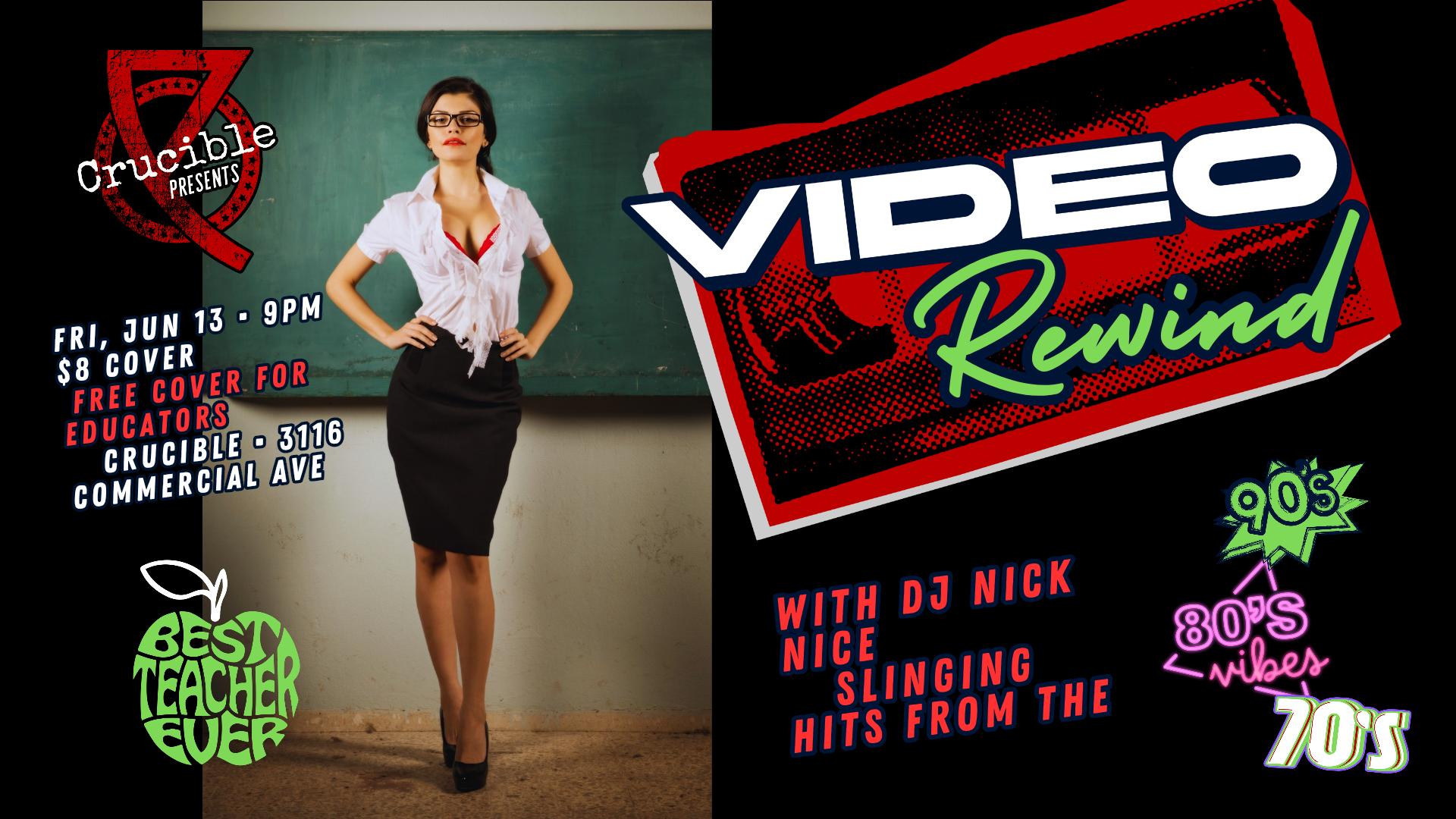video rewind - school's out
