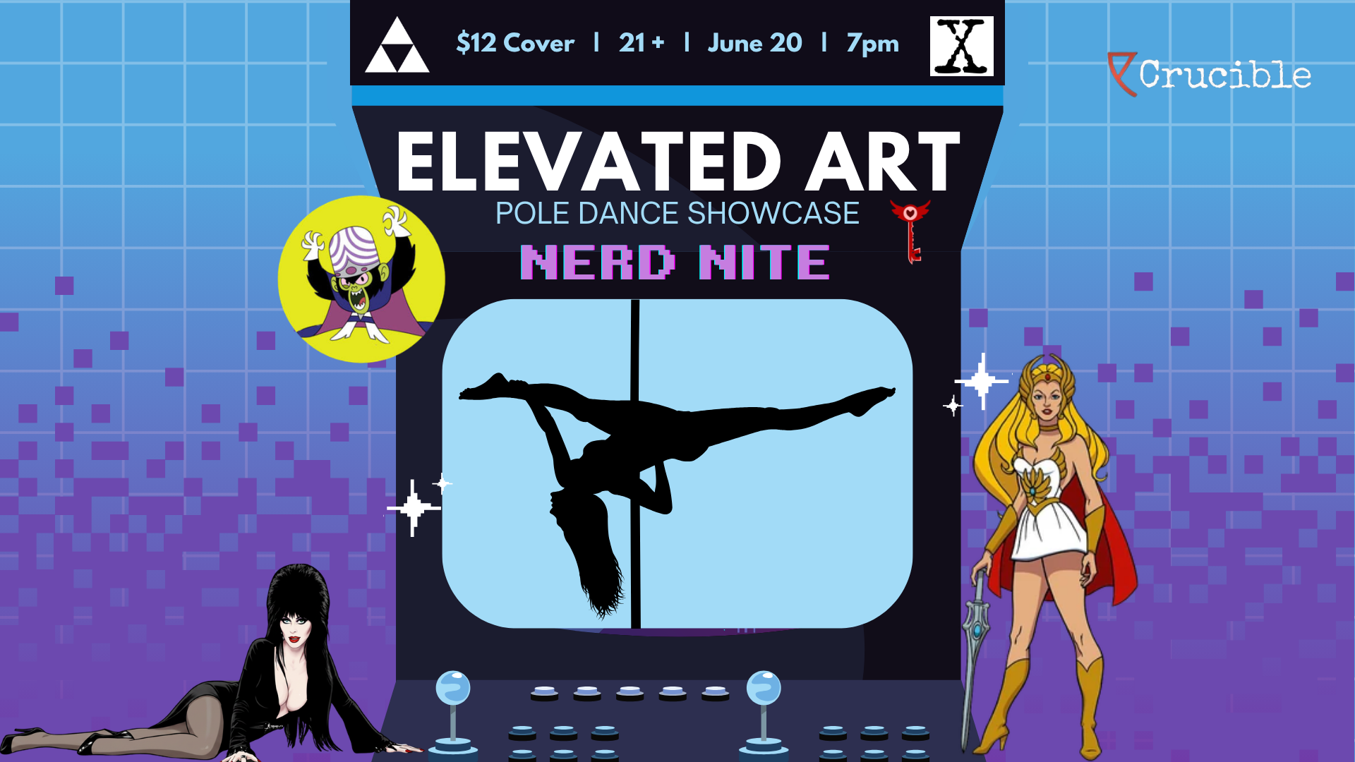 Elevated Art Pole Dance Showcase: Nerd Nite!