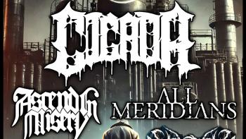 Cicada, All Meridians, Ascend in Misery, BoneClaw, Antiquorum