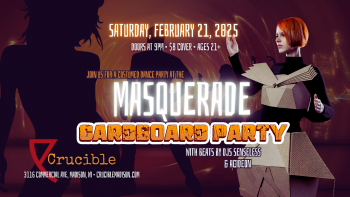 masquerade: cardboard